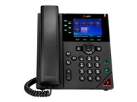 HP Poly VVX 350 - OBi Edition - VoIP-telefon - 3-riktad samtalsförmåg - SRTP, SIP, SDP - 6 linjer - svart 89B59AA