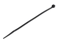 StarTech.com 15cm kabelkopplingar - 3mm bred, 39mm buntdiameter, 18kg draghållfasthet, självlåsande spärrband för nylon med böjd spets, 94 V-2/UL listad, 1000-pack - svart - Kabelsamlare - 15.24 cm - svart - TAA-kompatibel (paket om 1000) CBMZT6BK