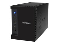 NETGEAR ReadyNAS 102 RN10211D - NAS-server - 2 fack - 1 TB - SATA 3Gb/s - HDD 1 TB x 1 - RAID 0, 1, 5, 6, 10, JBOD - RAM 512 MB - Gigabit Ethernet - iSCSI support RN10211D-100EUS
