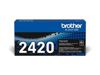 Brother TN2420 - Lång livslängd - svart - original - tonerkassett - för Brother DCP-L2510, L2530, L2537, L2550, HL-L2370, L2375, MFC-L2710, L2713, L2730, L2750 TN2420