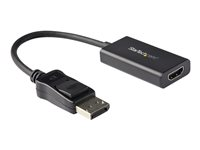StarTech.com DisplayPort till HDMI-adapter - 4K 60 Hz HDR10 Aktiv DisplayPort 1.4 till HDMI 2.0b videokonverterare - 4K DP till HDMI-adapterdongel för monitor/skärm/TV - DP-kontakt med låsning - Videokort - DisplayPort hane spärrad till HDMI hona - 25.16 cm - skärmad - svart - stöd för 4K - för P/N: ST121HD20FXA, SV231DHU34K6, SV231HU34K6, SV431HU34K6 DP2HD4K60H