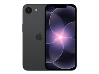 Apple iPhone 17e - 5G smartphone - dual-SIM / Internminne 256 GB - OLED-skärm - 6.1" - 2532 x 1170 pixlar - rear camera 48 MP - front camera 12 MP - svart MHRV4QN/A