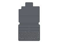 ZAGG Pro Keys - Tangentbord och foliefodral - bakgrundsbelyst - Bluetooth - Nordisk - svart/grå tangentbord, svart/grå fodral - för Apple 11-inch iPad Pro (1:a generation, 2a generation, 3:e generationen) 103407984