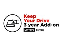 Lenovo Keep Your Drive Add On - Utökat serviceavtal - 3 år - för ThinkCentre M60; M70q Gen 3; M70q Gen4; M70s Gen 3; M70t Gen 3; ThinkCentre neo 50 5PS0D81209
