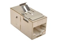 Eaton Tripp Lite Series Cat6 Straight Through Modular Shielded In-line Snap-in Coupler (RJ45 F/F), TAA - Kopplingsdon för nätverk - TAA-kompatibel - RJ-45 (hona) till RJ-45 (hona) - CAT 6a - silver N235-001-SH-6A