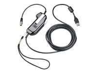 HP Poly SHS 2371-11 - PTT-headsetadapter (push-to-talk) - USB, stereo, ej seriell - TAA-kompatibel 8K718AA#AC3