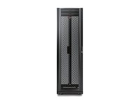 APC NetShelter AV Enclosure with Sides and 10-32 Threaded Rails - Rack - svart - 42U - för P/N: SRT1000XLA, SRT1500XLA, SRT2200XLA AR3810