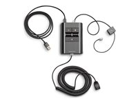 HP Poly MDA524 QD - Telefonlur/dator/headset-omkopplare för headset, bordstelefon - QD, USB-A - för Poly EncorePro 500 USB; 700 USB 8L544AA