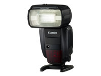 Canon Speedlite 600EX-RT - Blixt med blixtsko - 60 (m) - för EOS 1D, 250, 850, 90, Kiss X10, M6, R5, R6, Ra, Rebel SL3, Rebel T8i; PowerShot G1 5296B006