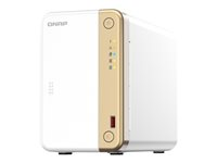 QNAP TS-262 - NAS-server - 2 fack - 4 TB - SATA 6Gb/s - HDD 2 TB x 2 - RAID 0, 1, JBOD - RAM 4 GB - 2.5 Gigabit Ethernet - iSCSI support TS-262-4G+2XST2000VN004