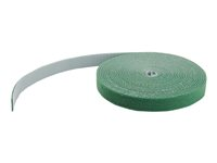StarTech.com 25ft Hook and Loop Roll, Cut-to-Size Reusable Cable Ties, Bulk Industrial Wire Fastener Tape / Adjustable Fabric Wraps Green / Resuable Self Gripping Cable Management Straps - Adjustable Loop Ties (HKLP25GN) - Kardborrefäste - 7.62 m - grön - för P/N: CABSHF2POST2, HKLP25, HKLP25BL, HKLP25RD, HKLP25YW HKLP25GN