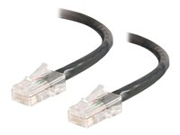C2G Cat5e Non-Booted Unshielded (UTP) Network Crossover Patch Cable - Övergångskabel - RJ-45 (hane) till RJ-45 (hane) - 2 m - UTP - CAT 5e - tvinnad, enhetsstart - svart 83317