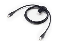 mophie charge stream - USB-kabel - 24 pin USB-C (hane) till 24 pin USB-C (hane) - 1 m - USB Power Delivery (60W) - svart 409912825
