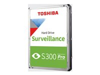 Toshiba S300 Pro MD10ADA10TV - Hårddisk - Övervakning - 10 TB - inbyggd - 3.5" - SATA 6Gb/s - 7200 rpm - buffert: 512 MB MD10ADA10TV