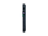 APC Easy Metered Rack PDU EPDU1016M - Kraftdistributionsenhet (kan monteras i rack) - AC 200/208/230 V - 3680 VA - Ethernet - ingång: IEC 60320 C20 - utgångskontakter: 8 (power IEC 60320 C13) - 1U - 2.5 m sladd - svart - för P/N: SCL500RM1U, SCL500RMI1U, SMT1500RM2UCUS, SMX2KR2UX145, SMX3KR2UNCX145, SMX750CUS EPDU1016M