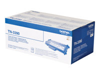 Brother TN3390 - 2-pack - svart - original - tonerkassett - för Brother DCP-8250DN, HL-6180DW TN3390TWIN