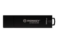 IronKey D300S - USB flash-enhet - krypterat - FIPS 140-2 Level 3 - 128 GB - USB 3.1 Gen 1 - TAA-kompatibel IKD300S/128GB
