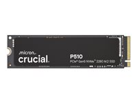 Crucial P510 - SSD - 2 TB - inbyggd - M.2 2280 - PCI Express 5.0 x4 (NVMe) CT2000P510SSD8
