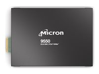 Micron 9550 MAX - SSD - Enterprise, Mixed Use - krypterat - 12.8 TB - inbyggd - E3.S - PCI Express 5.0 x4 (NVMe) - 256 bitars AES - TCG Opal Encryption 2.0, Self-Encrypting Drive (SED) - TAA-kompatibel MTFDLBQ12T8THB-1BK1DABYYR