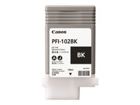 Canon PFI-102 BK - 130 ml - svart - original - bläcktank 0895B001AA