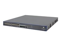 HPE 830 24-Port PoE+ Unified Wired-WLAN Switch - Switch - Administrerad - 24 x 10/100/1000 (PoE+) + 4 x delad Gigabit SFP - rackmonterbar - PoE+ JG640A#ABB
