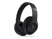 Beats Studio Pro - Hörlurar med mikrofon - fullstorlek - Bluetooth - trådlös, kabelansluten - aktiv brusradering - 3,5 mm kontakt, USB-C - svart MQTP3DN/A
