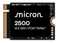 Micron 2500 - SSD - krypterat - 512 GB - inbyggd - M.2 2230 - PCIe 4.0 (NVMe) - 256 bitars AES MTFDKBK512QGN-1BN1AABYYR
