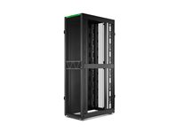 APC NetShelter SX Gen 2 - Rack skåp - 2258 H x 600 B x 1070 D mm, med sidor - golvstående - svart - 48U - 19" - TAA-kompatibel - för P/N: SMT1000RM1U, SMT750RM1U, SRTL10KRM4UT, SRTL5KRM2UI-HW, SRTL5KRM2UT-HW, SRTL8KRM4UT AR3107B2