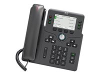 Cisco 6871 - With Multiplatform Phone Firmware - VoIP-telefon med nummerpresentation/samtal väntar - 3-riktad samtalsförmåg - SIP, SRTP - 6 linjer - återanvänd CP-6871-3PCC-K9-RF