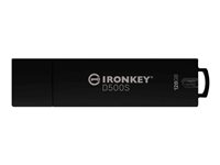 Kingston IronKey D500S - USB flash-enhet - krypterat - FIPS 140-3 Level 3 - 128 GB - USB 3.2 Gen 1 - TAA-kompatibel IKD500S/128GB