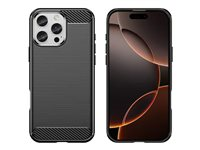 Insmat C&S Style - Baksidesskydd för mobiltelefon - kolfiber - för Apple iPhone 16 Pro 650-1281