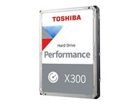 Toshiba X300 Performance HDWR51CUZSVA - Hårddisk - 12 TB - inbyggd - 3.5" - SATA 6Gb/s - 7200 rpm - buffert: 512 MB HDWR51CUZSVA