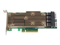 Fujitsu PRAID EP540i - Kontrollerkort (RAID) - 16 Kanal - SATA 6Gb/s / SAS 12Gb/s / PCIe - låg profil - RAID 0, 1, 5, 6, 10, 50, 60 - PCIe 3.1 x8 - för PRIMERGY RX2520 M5, RX2530 M4, RX2540 M5, RX4770 M4, TX1320 M4, TX1330 M4, TX2550 M5 S26361-F4042-L504