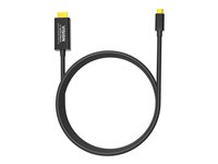VISION - Adapterkabel - USB-C hane till HDMI hane - 2 m - svart - 8K UHD-stöd (7680 x 4320) TC 2MUSBCHDMI8K/BL