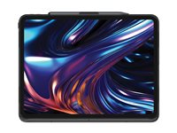 ZAGG Pro Keys 2 - Tangentbord och foliefodral (folioomslag) - bakgrundsbelyst - trådlös - Bluetooth - QWERTY - Nordisk - för Apple 13-inch iPad Pro (M4) 103414682