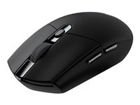 Logitech G G305 - Mus - optisk - 6 knappar - trådlös - 2.4 GHz - trådlös USB-mottagare - svart 910-006054