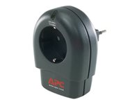 APC SurgeArrest Essential - Överspänningsskydd - AC 230 V - utgångskontakter: 1 - Spanien - träkol P1-SP