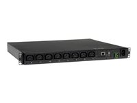 Eaton 2.5kW Single-Phase 208/230V Switched PDU - LX Platform, 8 C13 Outlets, C14 Input 2m Cord, 1U Rack-Mount, TAA - Horizontal rackmount - kraftdistributionsenhet (kan monteras i rack) - 15 A - AC 208/230/240 V - 2.9 kW - Ethernet 10/100 - ingång: IEC 60320 C14 - utgångskontakter: 8 (power IEC 60320 C13) - 1U PDUMH15HVNET
