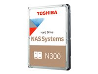 Toshiba N300 NAS - Hårddisk - 4 TB - inbyggd - 3.5" - SATA 6Gb/s - 7200 rpm - buffert: 512 MB MN10ADA400ES