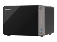 QNAP TS-AI642 - NAS-server - 6 fack - SATA 6Gb/s - RAID 0, 1, 5, 6, 10, 50, JBOD - RAM 8 GB - Gigabit Ethernet / 2.5 Gigabit Ethernet - iSCSI support TS-AI642-8G