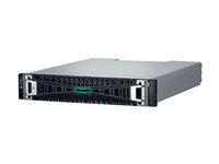 HPE Modular Smart Array 2072 12Gb SAS SFF Storage - 7th Generation - hybridlagringsarray - 3.84 TB - 24 fack (SAS-3) - SSD 1.92 TB x 2 - SAS 12Gb/s (extern) - kan monteras i rack - 2U S2C86A