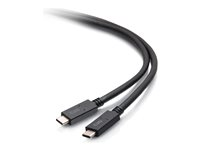 C2G 6ft (1.8m) USB-C Male to USB-C Male Cable (20V 5A) - USB 3.2 Gen 1 (5Gbps) - USB-kabel - USB-C (hane) till USB-C (hane) - USB 3.2 Gen 1 - 20 V - 5 A - 1.8 m - svart C2G28882