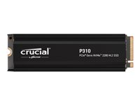 Crucial P310 - SSD - 2 TB - inbyggd - M.2 2280 - PCIe 4.0 x4 (NVMe) - integrerad kylfläns CT2000P310SSD5