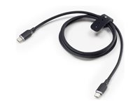 mophie charge stream - USB-kabel - 24 pin USB-C (hane) till 24 pin USB-C (hane) - 3 m - USB Power Delivery (60W) - vit 409912830