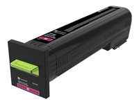 Lexmark - Extra lång livslängd - magenta - original - tonerkassett LCCP, LRP, Lexmark Corporate - för Lexmark CX825de, CX825dte, CX825dtfe, CX860de, CX860dte, CX860dtfe 82K2XME