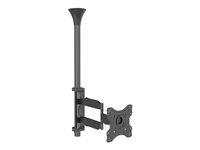 Multibrackets M Ceiling Mount Pro MBC1F - Fäste - för LCD-display - plast, aluminium, stål - svart - skärmstorlek: 17"-42" - takmonterbar 7350073736416