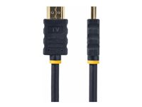 StarTech.com 5m (15 ft) Active High Speed HDMI Cable - Ultra HD 4k x 2k HDMI Cable - HDMI to HDMI M/M - 1080p - Audio Video Gold-Plated (HDMM5MA) - HDMI-kabel - HDMI hane till HDMI hane - 5 m - dubbelt skärmad - svart HDMM5MA