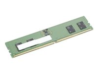 Lenovo - DDR5 - modul - 8 GB - DIMM 288-pin - 4800 MT/s - ej buffrad - grön - för ThinkStation P2 30FR; P3 30GS 4X71N34263