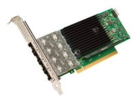 Intel Ethernet Network Adapter E810-XXVDA4 - Nätverksadapter - PCIe 4.0 x16 låg profil - 10/25 Gigabit SFP28 x 4 E810XXVDA4LG1P5